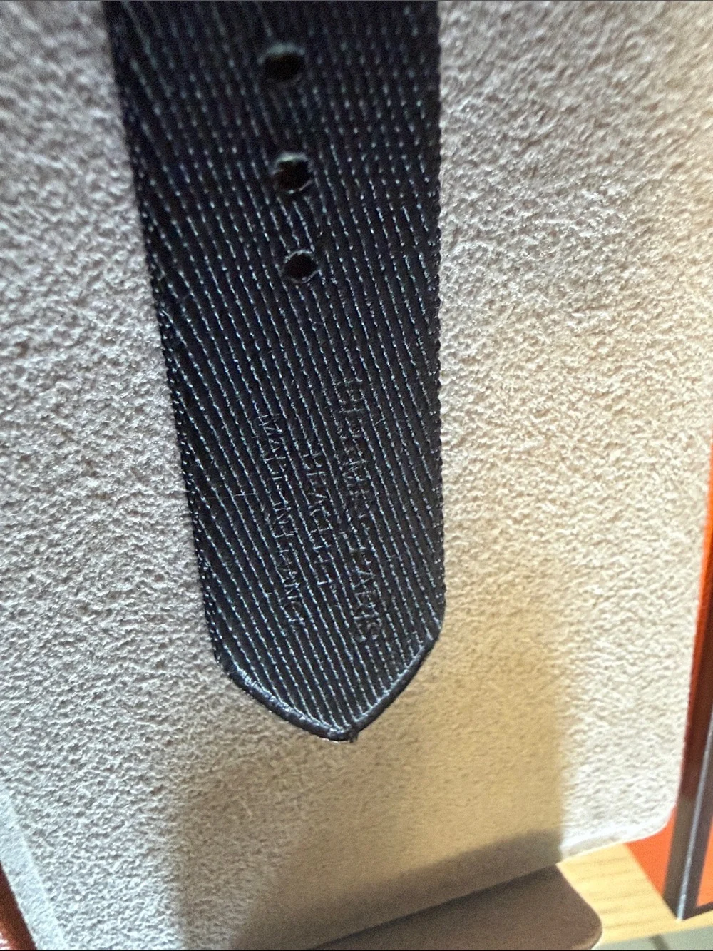 Hermes apple watch 40mm Noir/Écru Toile H Single Tour
